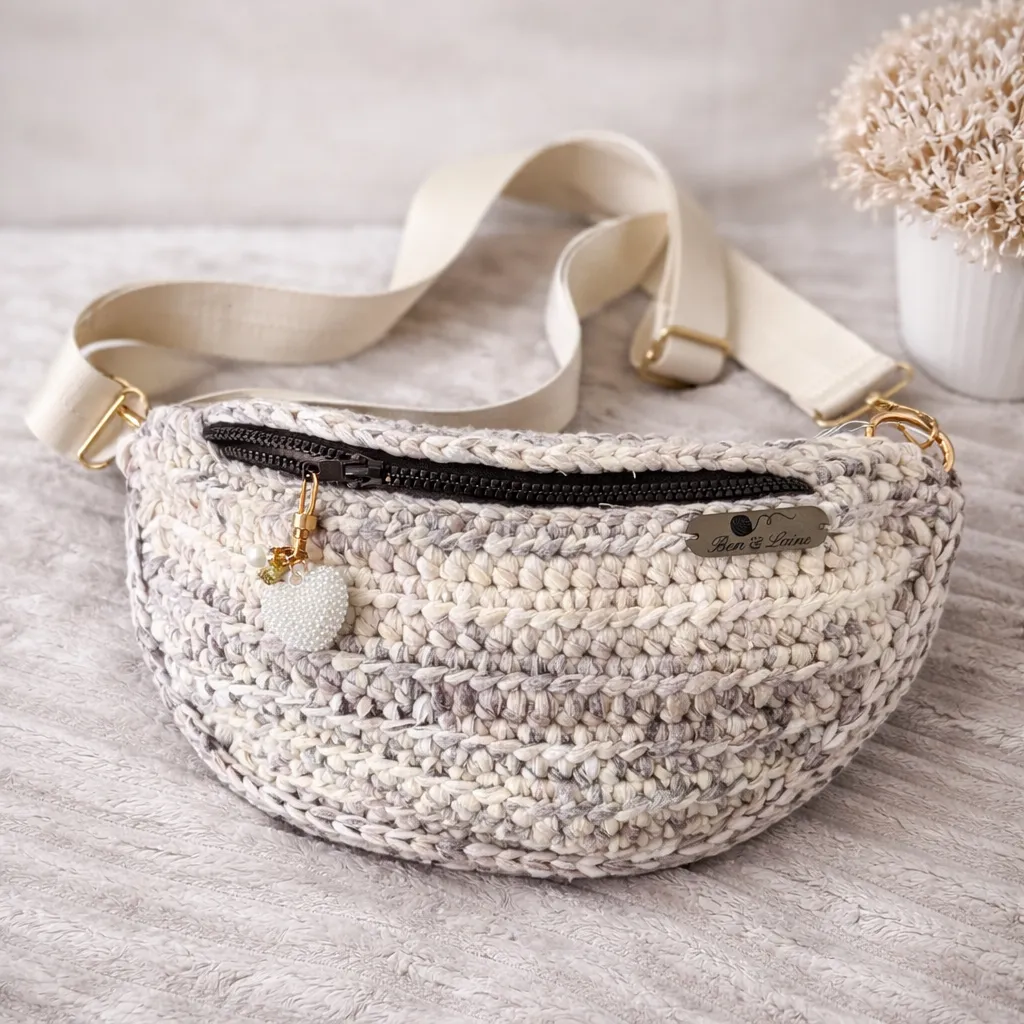 Banane Ben - Sac artisanal au crochet fait main par Ben&Laine