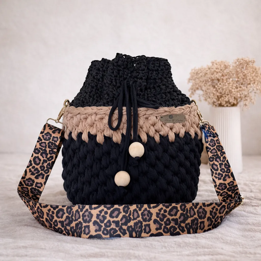 Sac Bourse - Sac artisanal au crochet fait main par Ben&Laine