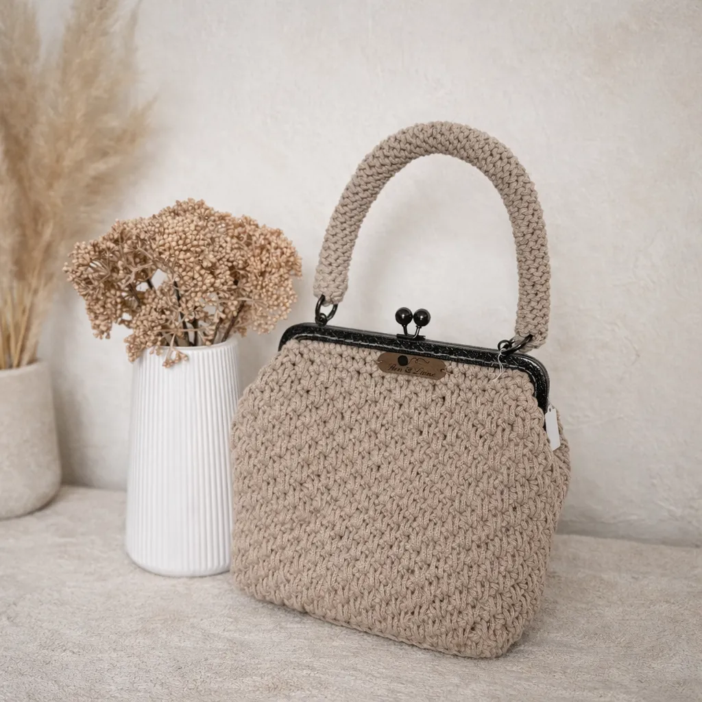 Sac Monnaie - Sac artisanal au crochet fait main par Ben&Laine