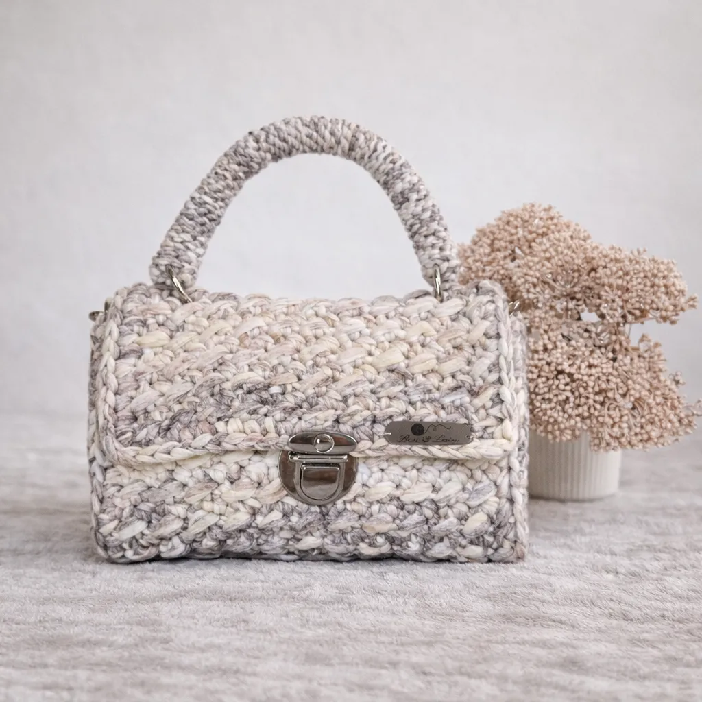 Sac Nina - Sac artisanal au crochet fait main par Ben&Laine